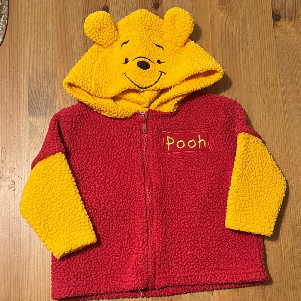 Disney Winnie The Pooh Sherpa Zip Up Hoodie